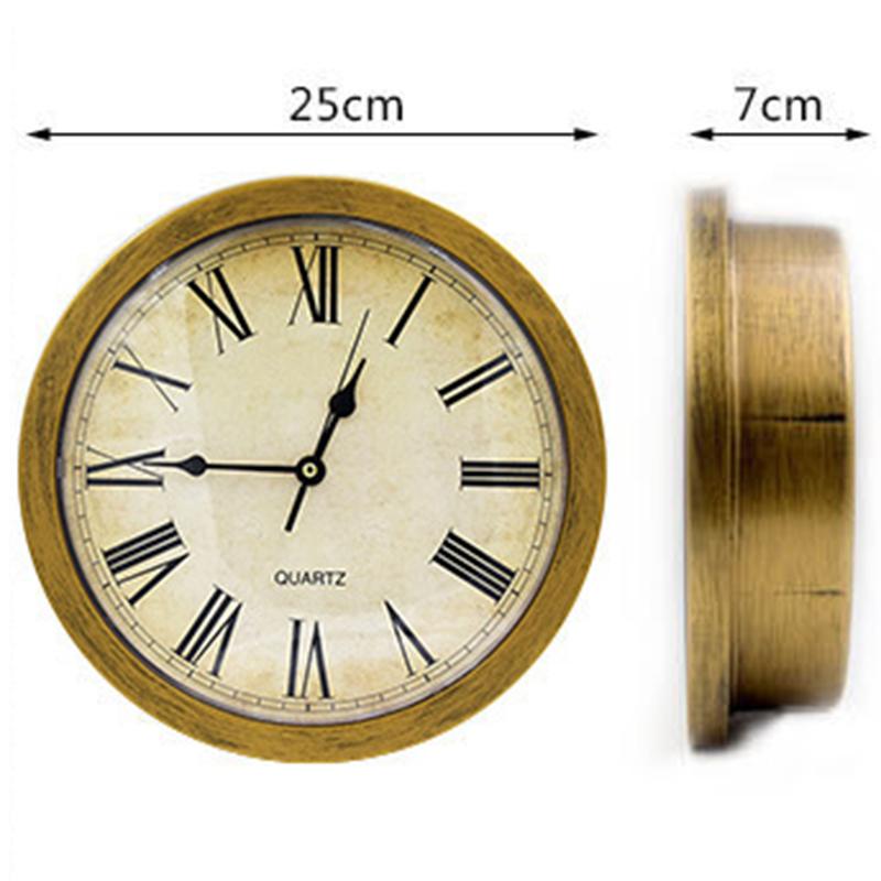 

Настенные часы со скрытым сейфом, винтажные, большие, круглые, для хранения ювелирных изделий, наличных, мобильных телефонов золотой