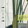 32.6cm 6 Set Plant Supports for Indoor Plants, Orchid, Rose Flower(Green)