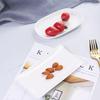 Kang Fu Tao White Ceramic Towel & Soap Dish