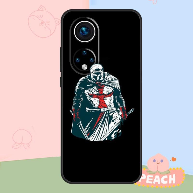 Christian Templar Knights Case For Honor Magic 6 7 8 Pro Honor 400 200 50 70 90 Lite X8b X8c X9b X9c X9d Win RT Cover