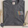 Comfort Colors® Embroidered Retro Raiders T-Shirt, ARC Shooter Tee, Goop Goop Goop Shirt