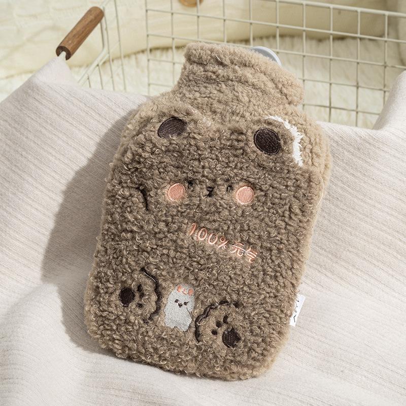 Cute Large Warmer Hot Water Bag for Period Pain Stuffed Menstrual Colic Heater Plush Hand Warmer Seed Guatero Bottle