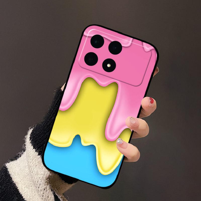 For Xiaomi POCO F8 Pro Case Fashion Cute Cartoon Silicone Back Cover For Xiaomi POCO F8Pro Phone Shell Luxury Soft TPU Fundas