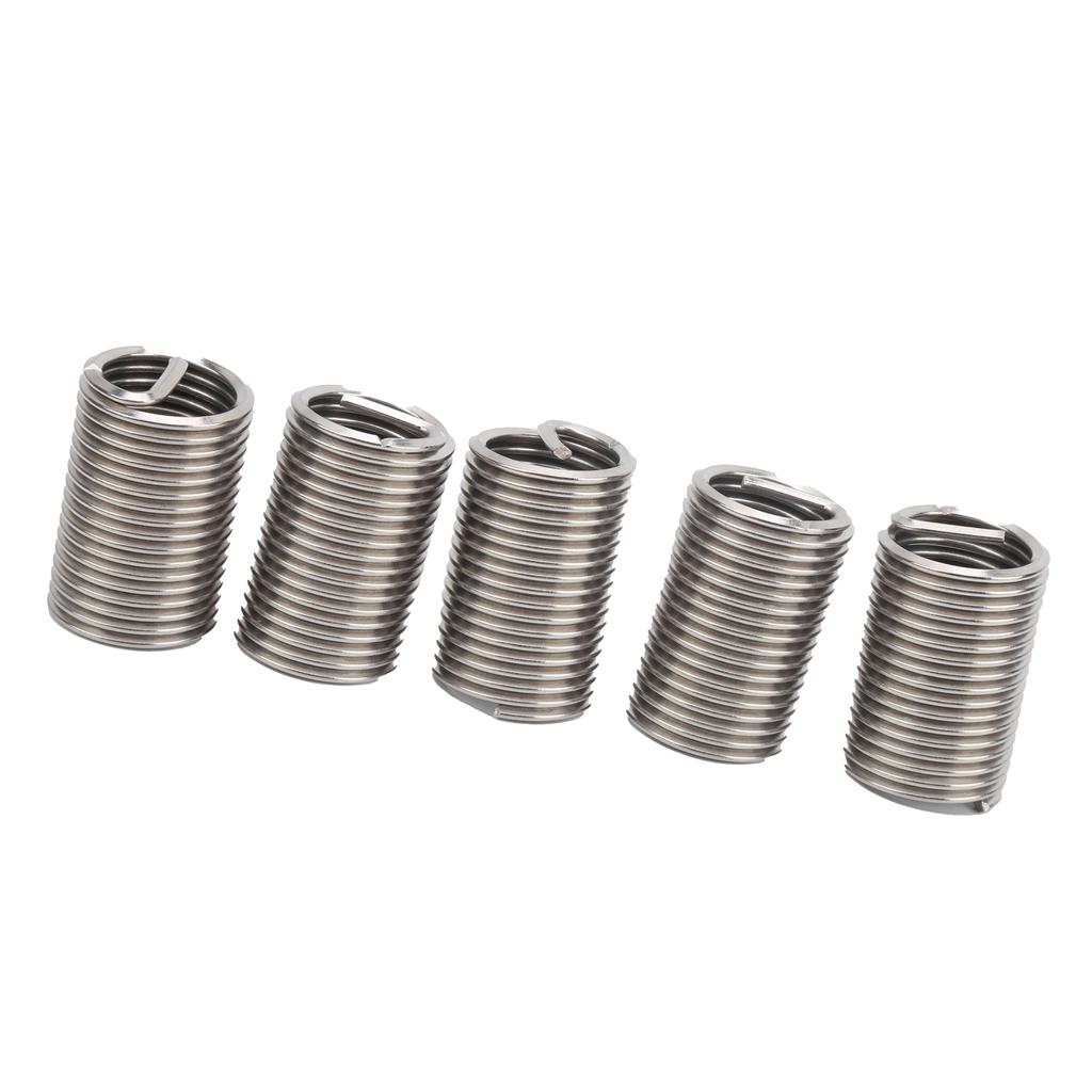 5Pcs Thread Inserts Wire Protection Sleeve Repair Tool Kit Fastener Hardware M20x2.5x2.5D