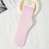 One Pairs Japanese Korean Women Ice Thin Loose Calf Tube Socks Summer Nylon Socks  College Style Solid Color Socks