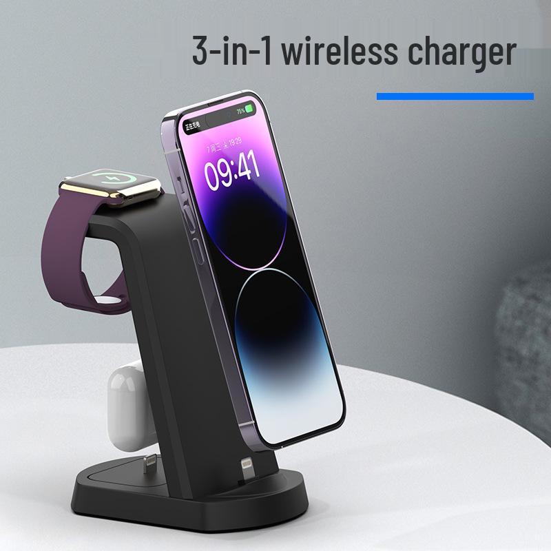 3-in-1 Foldable Magnetic 15W Wireless Charger for Apple Devices