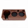 Coffee Tamping Station Wood Tamper Storage Holder Stand for 51mm 53mm Portafilter Tamper Distributor Home Cafe