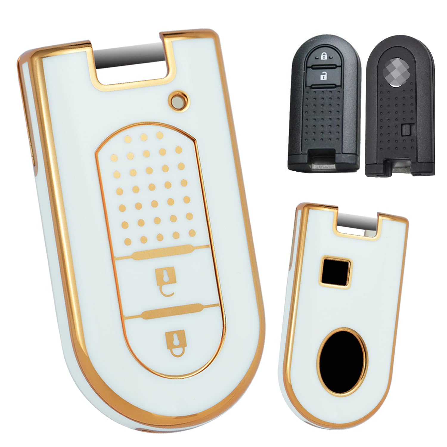 

[ontto] Чехол для смарт-ключа, брелок для ключей Daihatsu DAIHATSU Move Tanto Cast Activa Style Roomy Tocot Rocky и т. д.. Силиконовый Устойчивый К Царапинам Fa