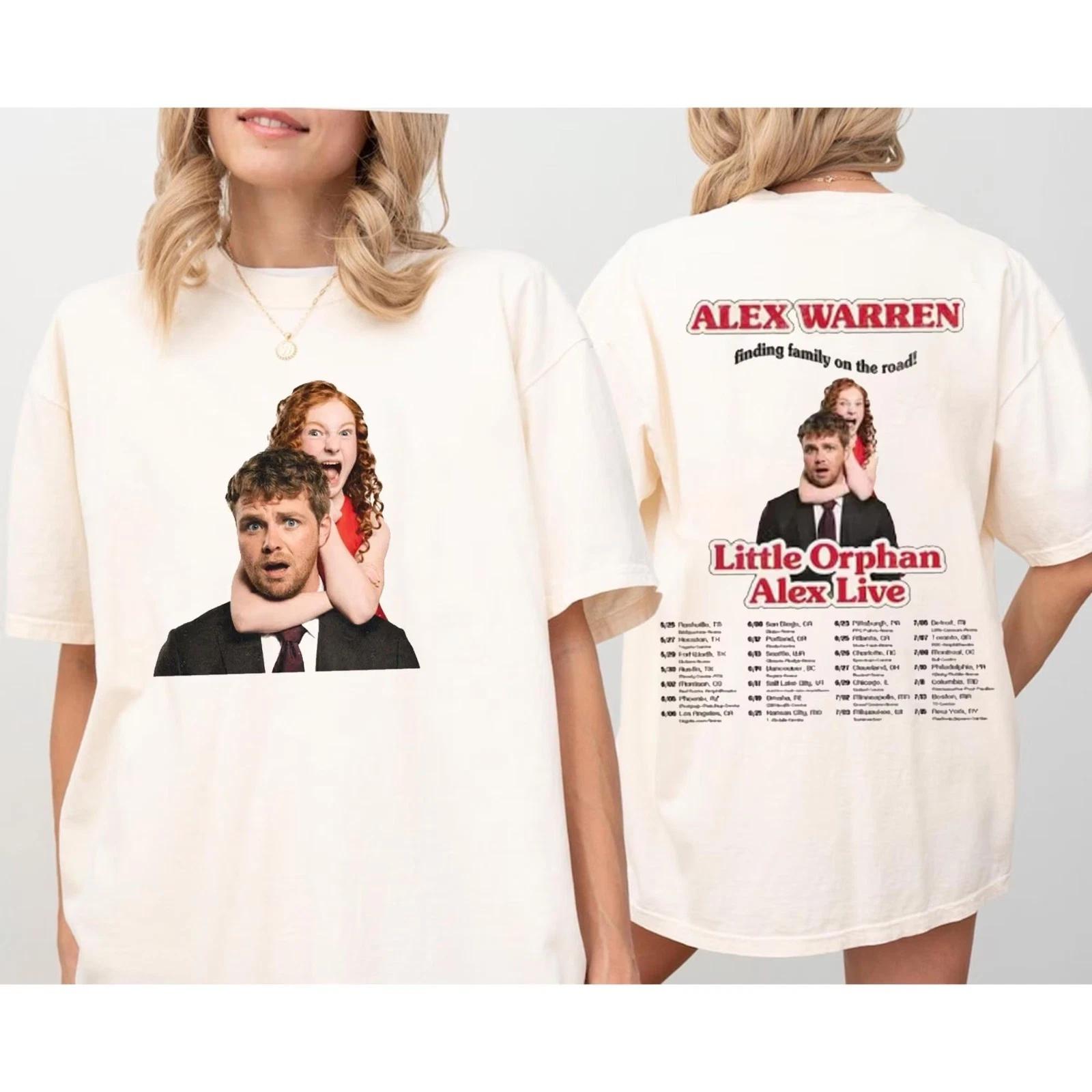 

Vintage Alex Warren 2026 Tour 100% Cotton T-shirt Mens Tees Top – Concert Music Fan Tee 4XL