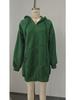 Women's Oversized Fleece Zip-Up Hoodie Sweatshirt - Autumn 2025 Jacket Coat