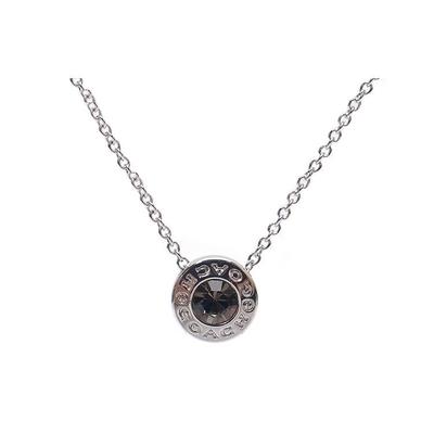 Open Stone Ins European And American Style Necklace Women Necklace Silver F54514-SLV