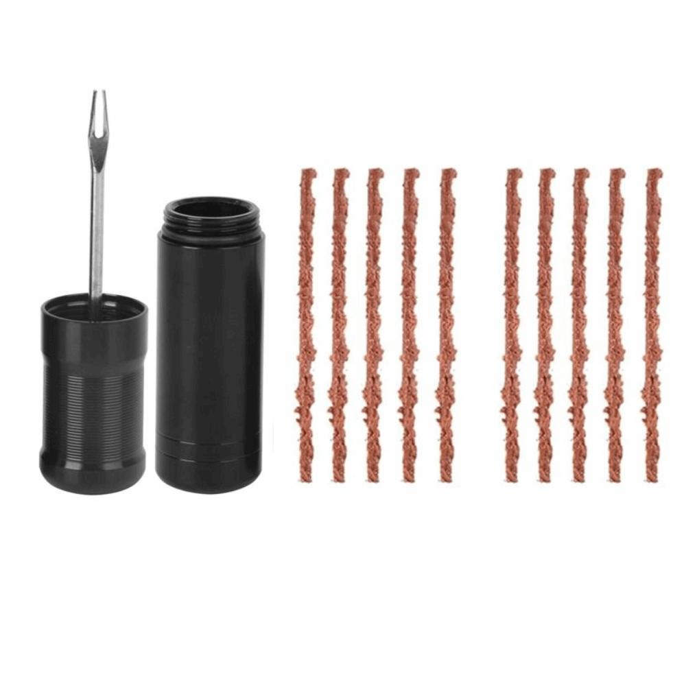 2 Set with 20 Rubber Strips Tubeless Tire Repair Kit Bike Tire Repair Tool  Emergency Repair