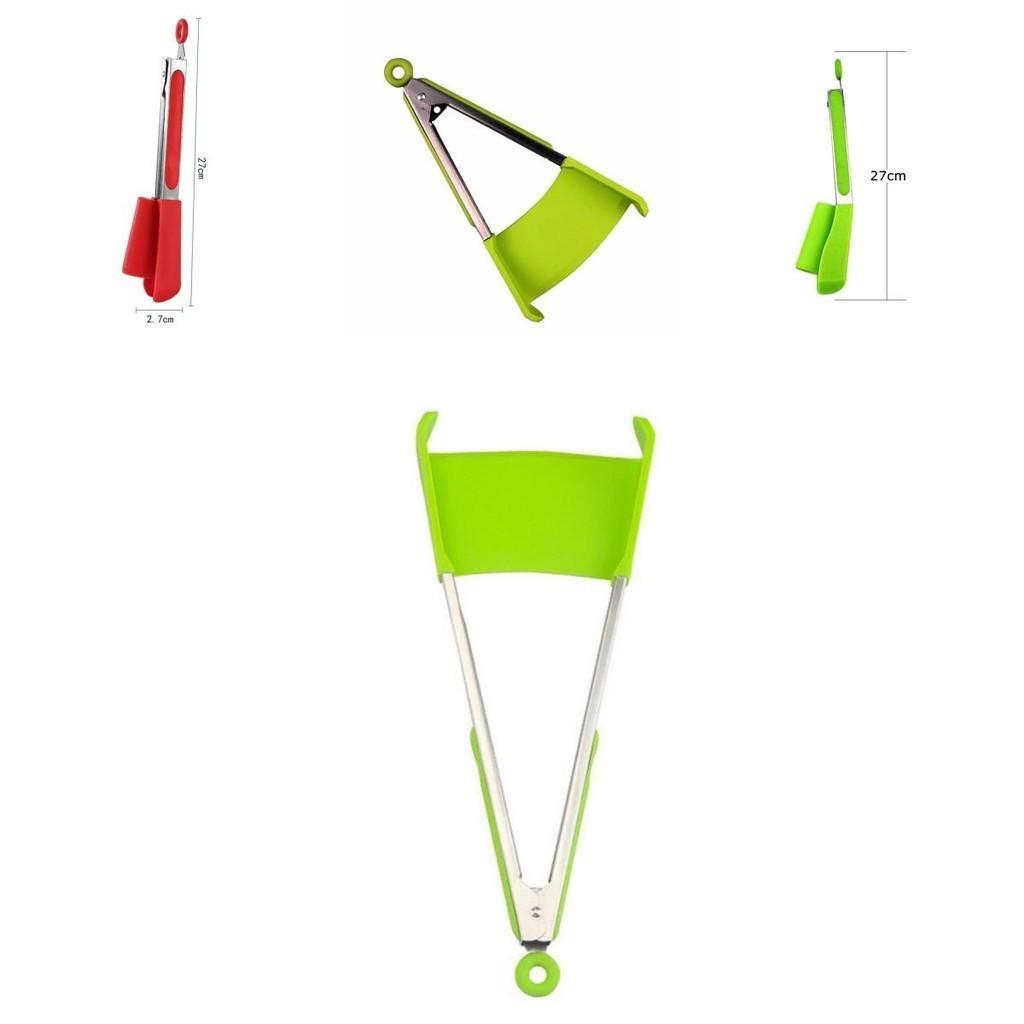 Silicone Fan-shaped Food Clip Kitchen 9 12 Inch Clamp Anti-scald Food Clip Convenient Bread Bbq Clip