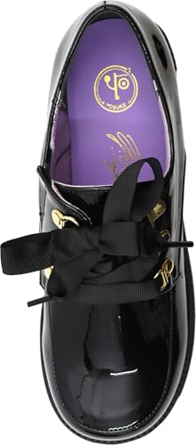 Yosuke Platform Sandals 4450002 Women's Black Enamel, Size 25.0 cm - 25.5 cm