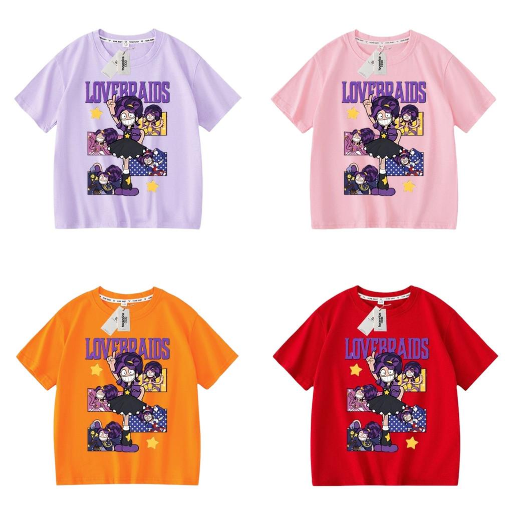 Kids Girls Lily Lovebraids Printed Short Sleeves T-Shirt Top