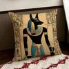 Ancient Egypt AAnubis Cushion Cover Reversible Soft Durable Pillow Cover Home  Car MultiScene Use for Daily Comfort