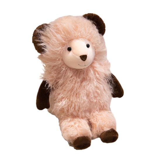 Small Sheep Stuffed Animal Doll Cute Soft Lamb Plush Toy Gift for Kids розовый