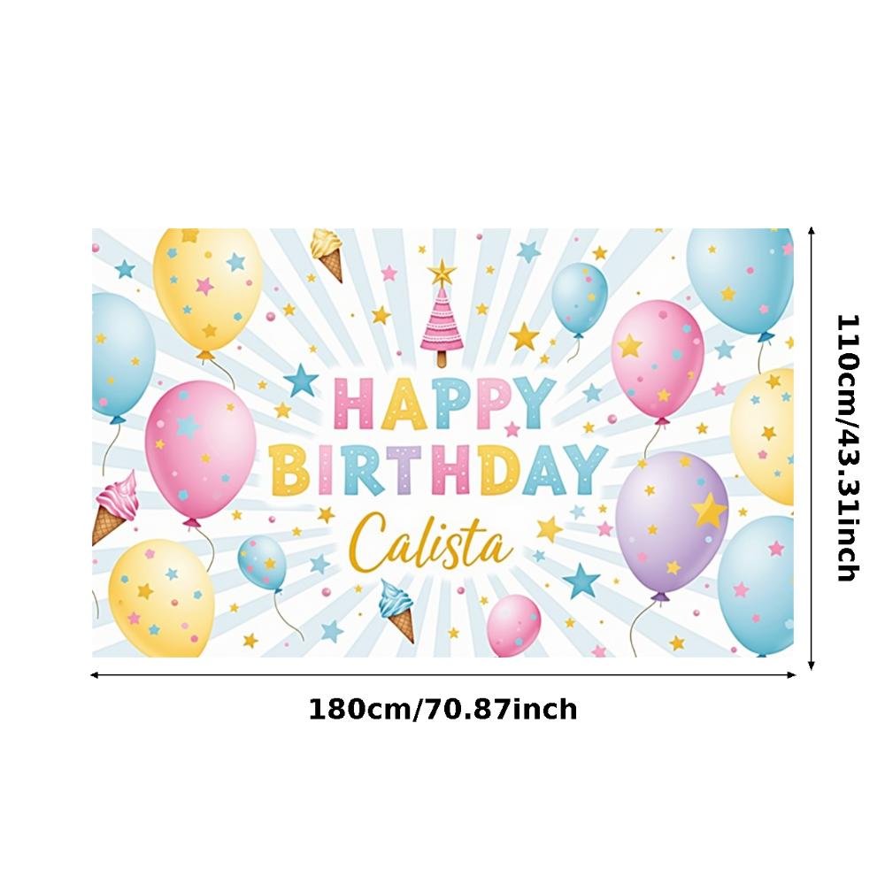 

С Днем Рождения Задний Баннер Детский Красочный Шарик Украшение для Фона Вечеринки по случаю Дня Рождения Реквизит для Фотобудки Мероприятия