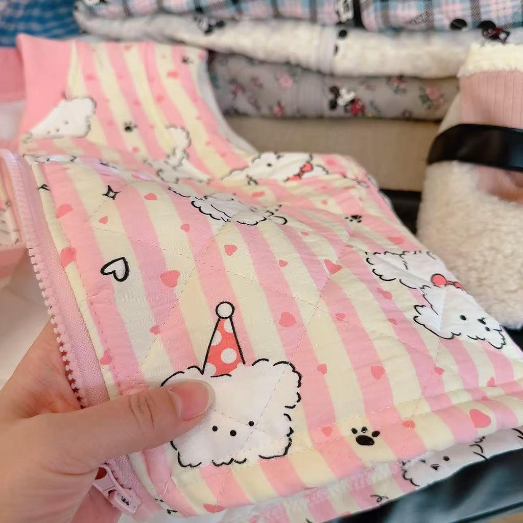 Chaleco de Algodón de Dibujos Animados para Niños - Ropa de Abrigo Cálida Acolchada para Niñas y Niños