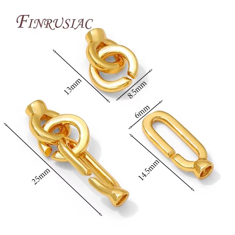 18K Gold Plated Brass Pearl Clasps For Bracelets Making,Jewelry Clasp Connectors,Necklaces Clasp,DIY Jewelry Findings