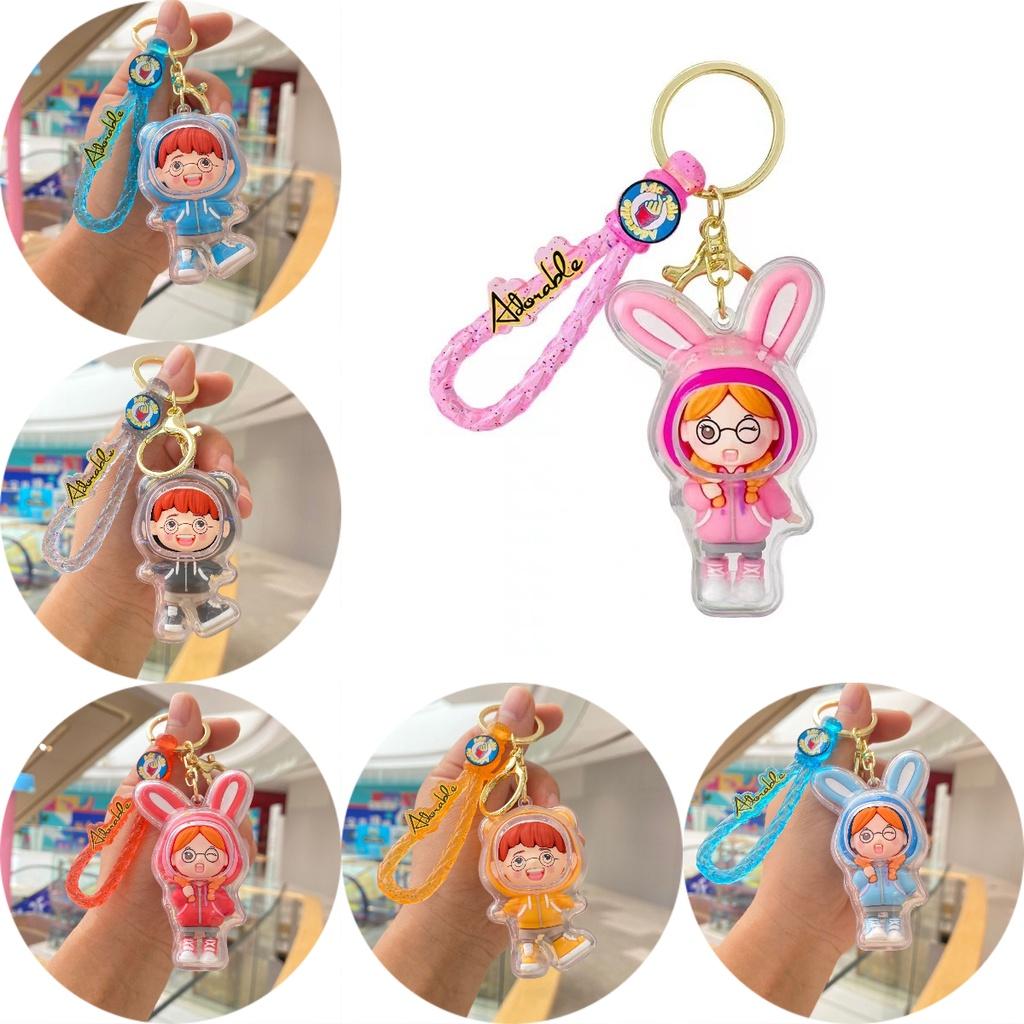 Stylish Acrylic Keychain For Couples Suitable For Cars Bags And Keys Bah-0028