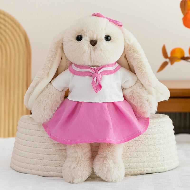 Cute Cartoon Bunny Plush Toy With Pp Cotton Filling For Kids Gift And Sleep Companion