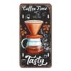 Coffee Licenses Vintage Metal Tin Signs Retro Plate Coffee Time Posters Plaques for Cafe Kitchen Living Room Home Wall Art Decor