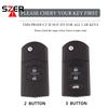 Para Mazda Demio 2 3 5 6 M3 M5 M6 Cx-5 Cx7 Cx9 Rx8 Mx5 Mpv Funda de TPU de 3 Botones Soporte Plegable Llavero Funda de Llave de Coche Sin Llave