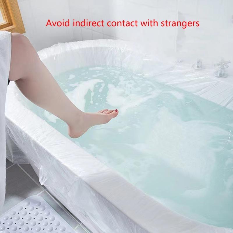 Travel Sized Bathtub Cover Bag Thickened andDisposable Ensure a Sanitary Bath