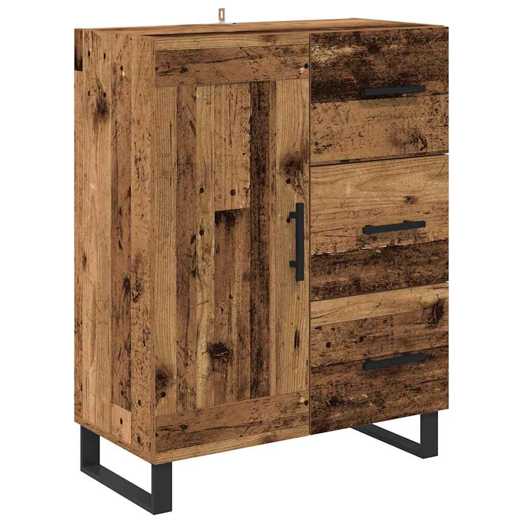 Highboard Reclaimed Wood 69.5 x 34 x 180 cm Particleboard