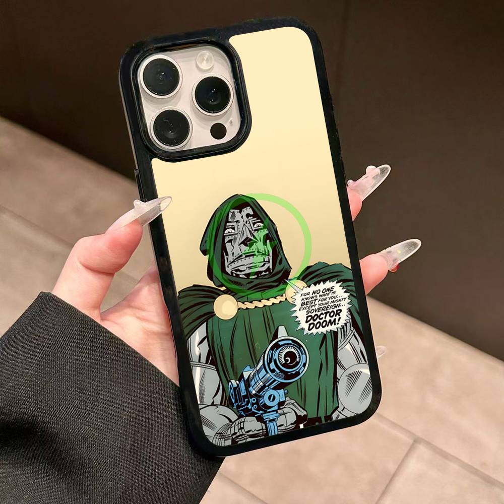M-MF Rapper D-DOOM Magnetic Wireless Phone Case For IPhone 17 16 15 14 Plus 13 12 11 Pro Max