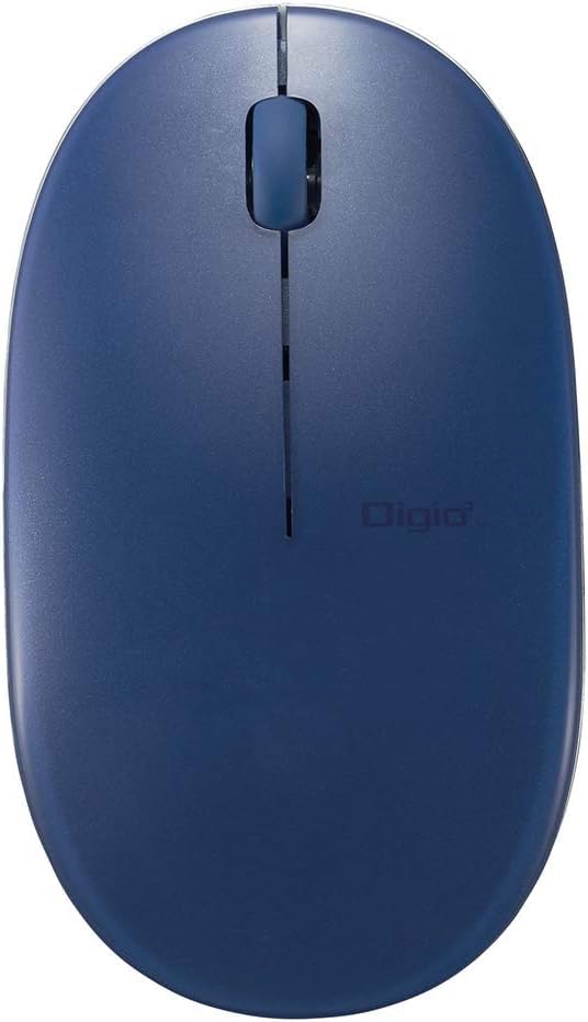 Digio2 Bluetooth Mouse, Slim, 3-Button, Blue LED, Blue, MUS-BKT154NBL