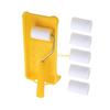 8Pcs 2 Inch Mini Paint Roller Set Small Roller Brushes Quick Changes Designs Small Painting Tool for Detailed Work D57B