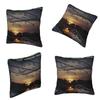 Korda Fishing Logo Square Pillowcase Cushion Cover Decorative Pillow Case Throw Pillow Cover for Home Bedroom Car