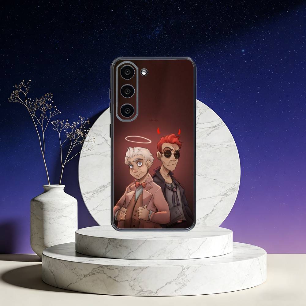 

G-Good C-Cartoon O-Omens Phone Case For Samsung Galaxy A73,A72,A71,A70,A53,A52,A51,Others Soft Black Cover Samsung a70