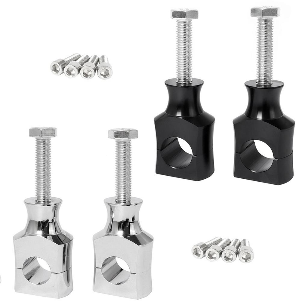 1 Pair Motorcycle 25mm 22mm Handlebar Risers Handlebar Mount Handle Clamp For Most Model Motorbike Modification