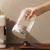 500/1100/1700 Coffee Beans Vacuum Sealed Tank Glass Food Storage Jars with Co2 Valve Household Moisture-Proof Airtight Container