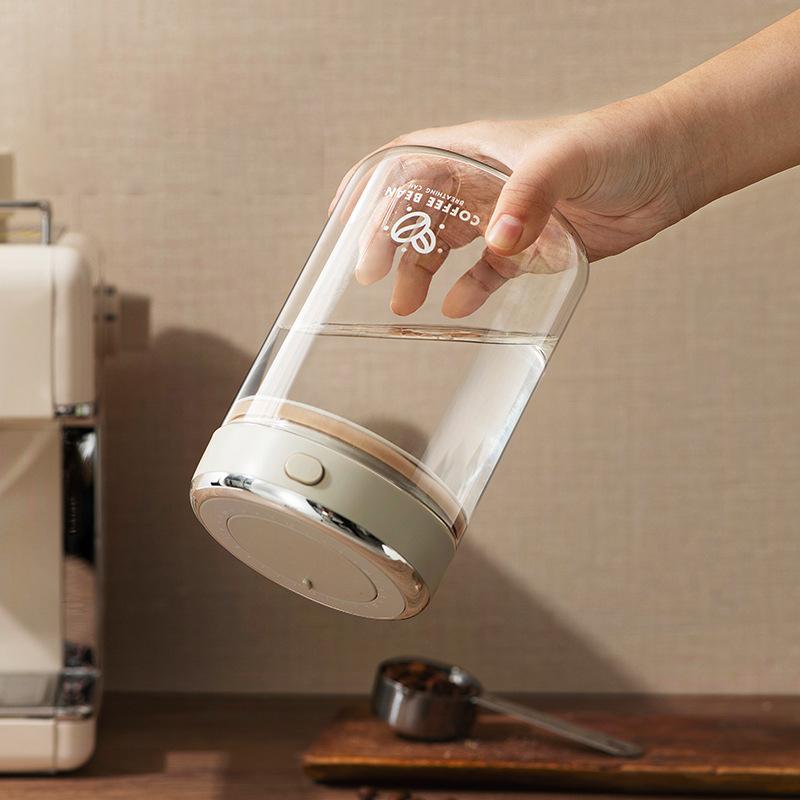 500/1100/1700 Coffee Beans Vacuum Sealed Tank Glass Food Storage Jars with Co2 Valve Household Moisture-Proof Airtight Container