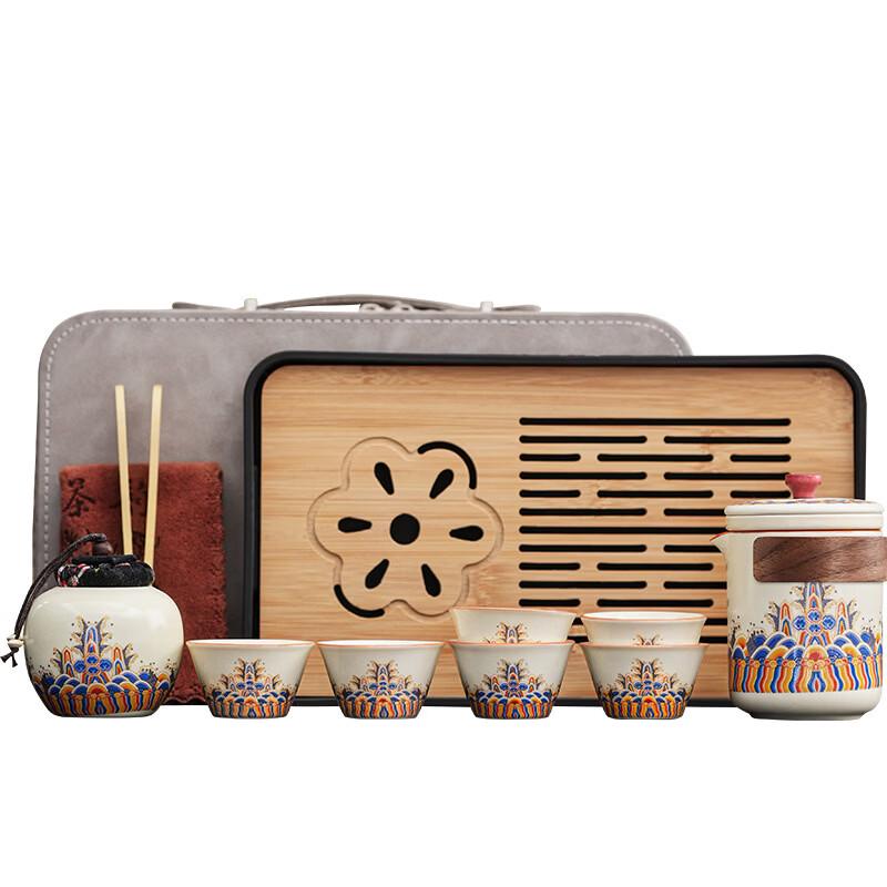 Ru Kiln Wave Kung Fu Tea Set