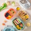 Bento Lunchbox Salatbehälter Großes Fassungsvermögen Salatschüssel Eingebaute wiederverwendbare Gabel Isoliert Auslaufsicher Lunchbox für Zuhause Picknick