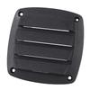 4inch RV Air Vent Louver Plastic Weather Resistant Optimal Airflow Boat Ventilation Outlet Grille Louver for Yacht Black