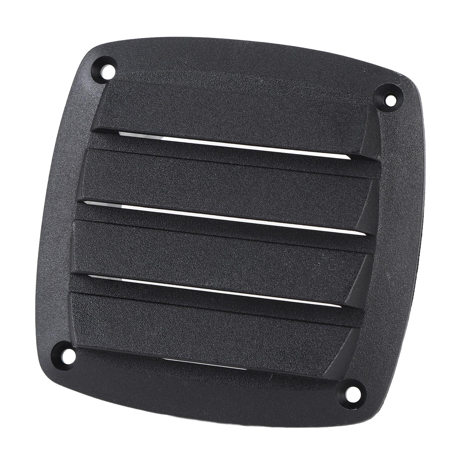 

4inch RV Air Vent Louver Plastic Weather Resistant Optimal Airflow Boat Ventilation Outlet Grille Louver for Yacht Black чёрный