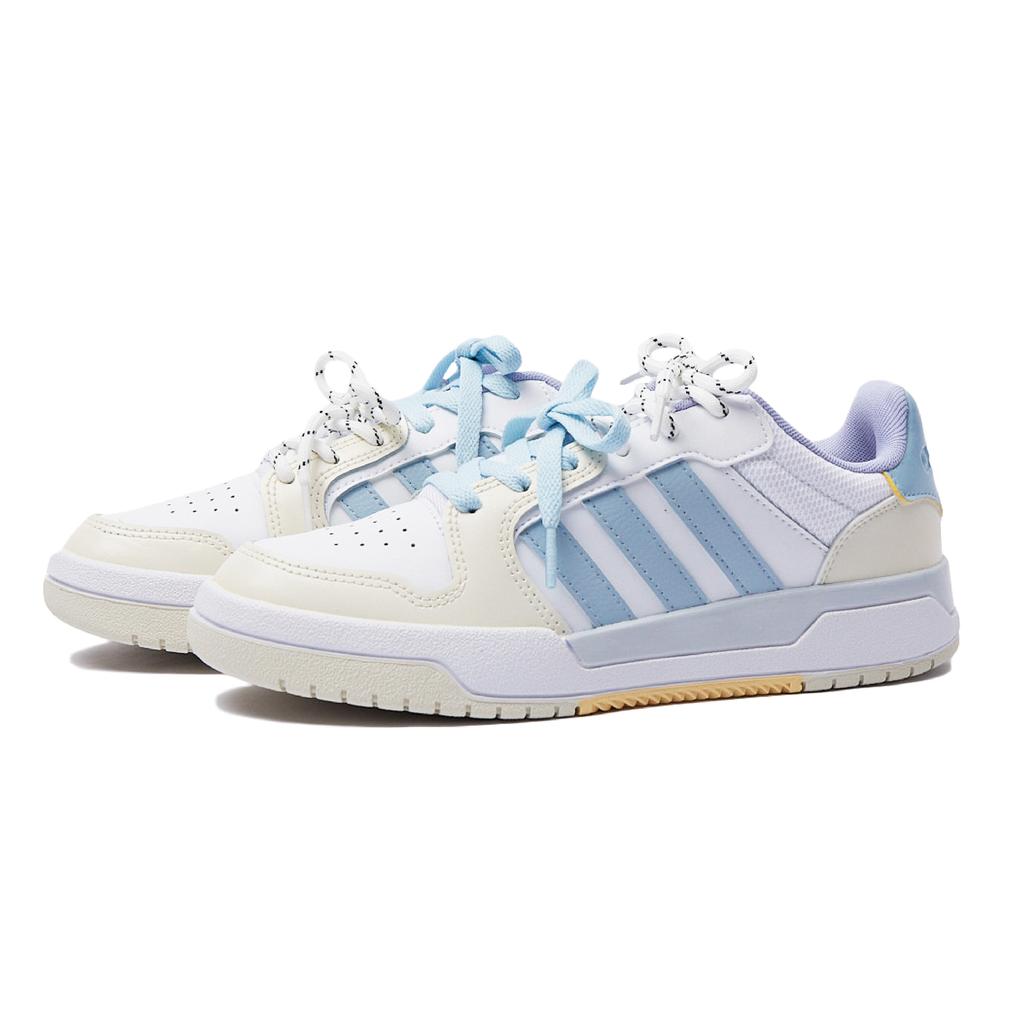 Adidas Neo Entrap Slip Resistant Abrasion Resistant Low top Skateboard Shoes Women's White Yellow Blue GX3814(Team15-)