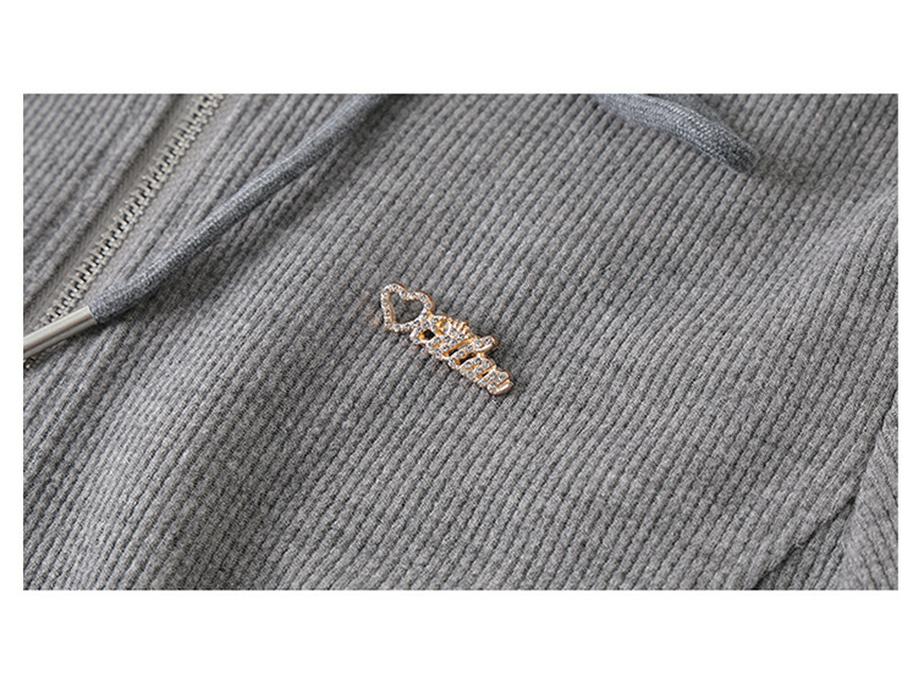 Damen Hoody Sportswear Set gegen das Altern - Lässige Frühjahrs-/Herbstmode für Mütter mittleren Alters und ältere Mütter