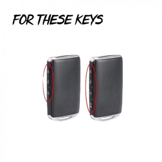 Zinc Alloy Leather Car Key Fob Case Cover For Mazda CX-3 CX-4 CX-5 CX-8 CX-9 3 6