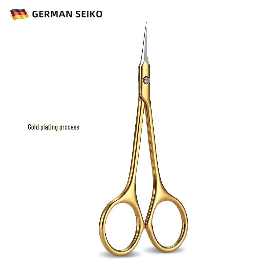 Stainless Steel Russian Cuticle Scissors - Portable, Precise Dead Skin Remover