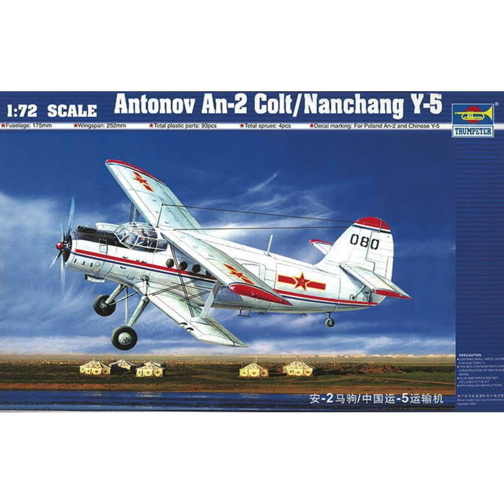 

Trumpeter 01602 model Kit Antonov An-2 colt/nanchang, Y-5