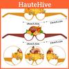 Thanksgiving Turkey Pumpkin Paper Glasses Photo Booth Props For Kids And Adults