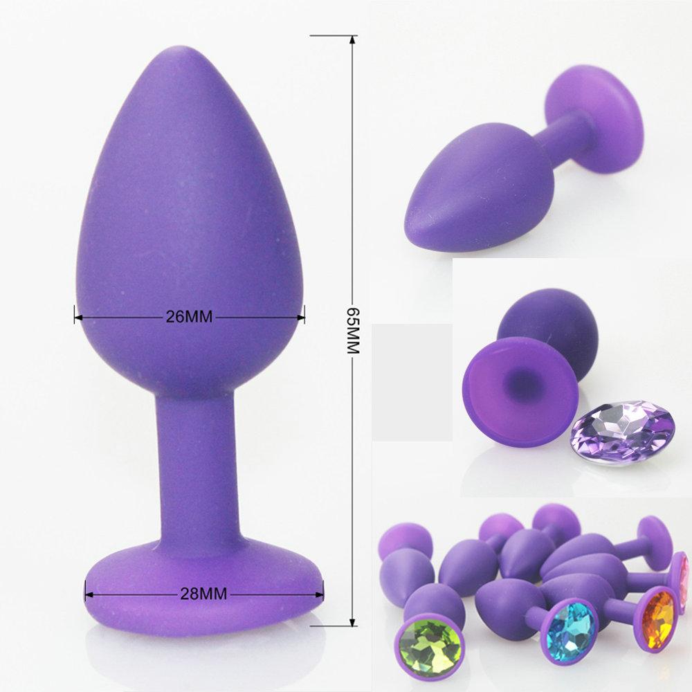Adult Booty Beads Anal Sex Toys butt plug For Women & Men Anus Products Silicone diamond Erotic Butt Plugs Crystal Jewelry toys