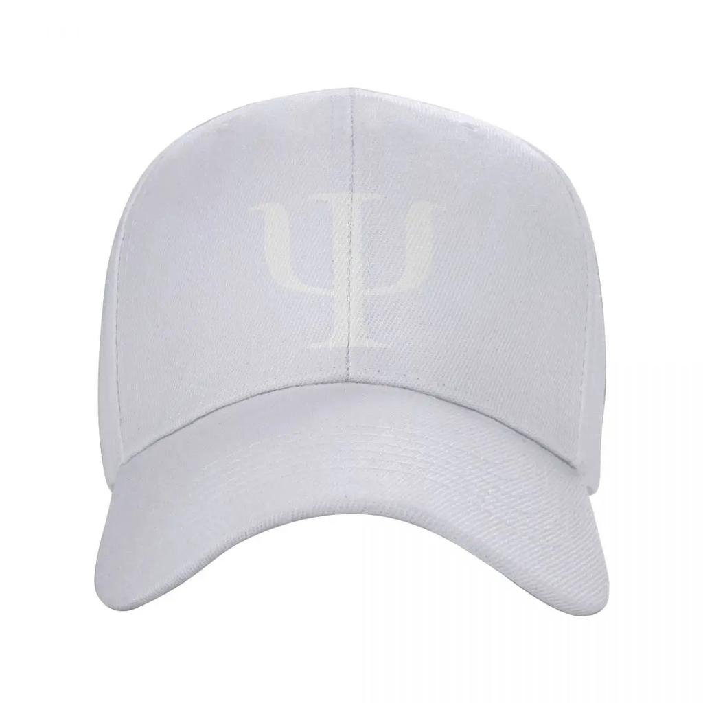 Punk Psi Psychologie Logo Baseballová Čepice pro Ženy Unisex Prodyšná Psycholog Učitel Dárek Táta Klobouk Venkovní Snapback Čepice